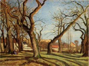 Groves of Chestnut Trees at Louveciennes by Art