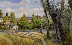 Landscape, Bright Sunlight, Pontoise