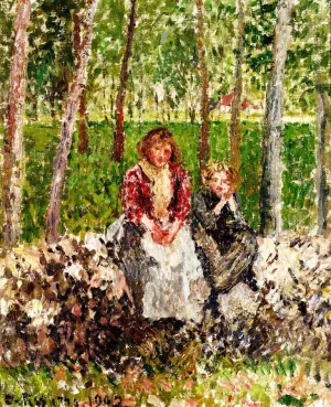 Peasants Beneath Trees at Moret