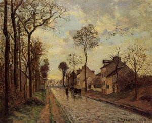 Road in Louveciennes by Art