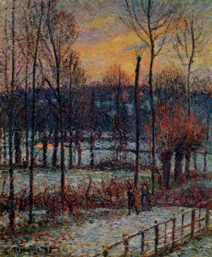 The Effect of Snow, Sunset, Eragny