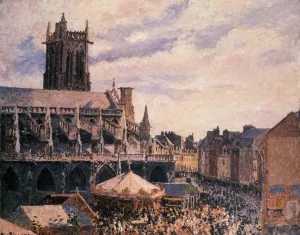 The Fair by the Church of Saint-Jacques, Dieppe