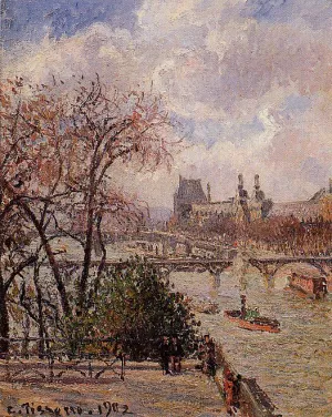 The Louvre, Gray Weather, Afternoon