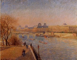 The Louvre: Winter Sunshine, Morning by Art