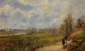 The Pathway at Le Chou, Pontoise by Art