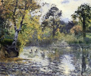 The Pond at Montfoucault by Art