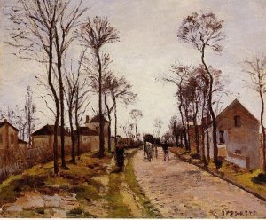 The Road to Caint-Cyr at Louveciennes by Art