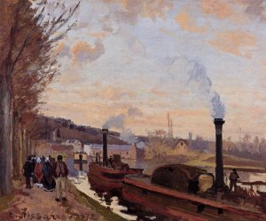 The Seine at Port-Marly by Art