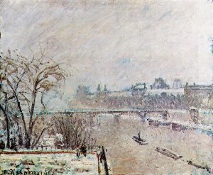 The Seine Viewed from the Pont-Neuf, Winter by Art