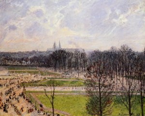 The Tuileries Gardens: Winter Afternoon by Art