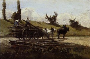 The Wood Cart by Art