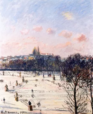 Tuileries Garden, Snow Effect