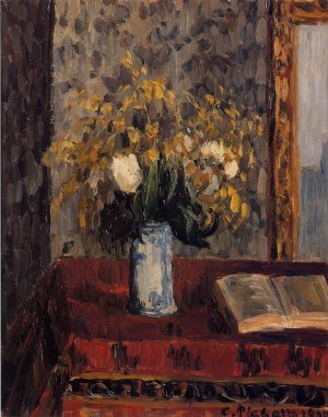 Vase of Flowers, Tulips and Garnets by Art