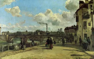 View of Pontoise, Quai du Pothuis