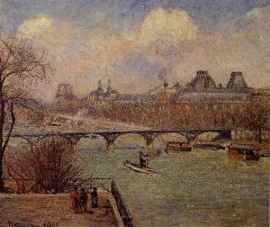 View of the Seine from the Raised Terrace of the Pont-Neuf