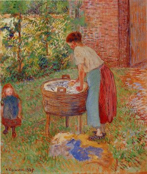 Washerwoman, Eragny by Art