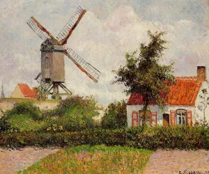 Windmill at Knocke, Belgium