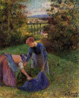 Women Gathering Grass