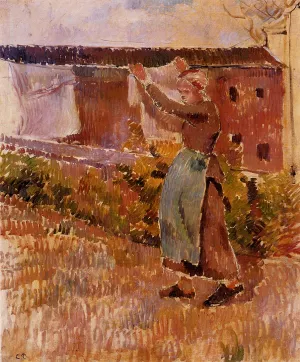 Women Tending the Laundry Study